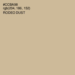 #CCBA98 - Rodeo Dust Color Image